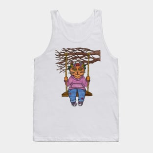 Swinging Cat Tank Top